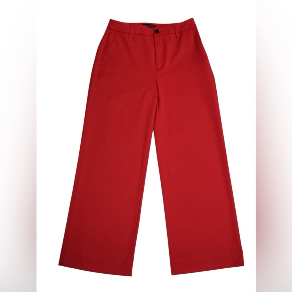 Banana Republic Pants Womens‎ Red Lined Office Pants Red Polyester Blend Size 4L
